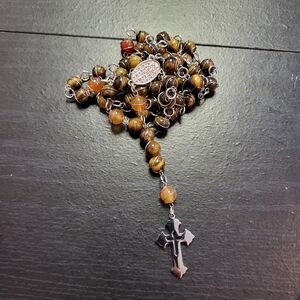 Tigers Eye Handmade Rosary